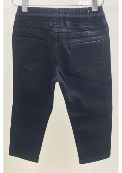 Mojo Erkek Bebek 1-5 Yaş Beli Lastikli Kot Pantolon 5368 Siyah indirimleri