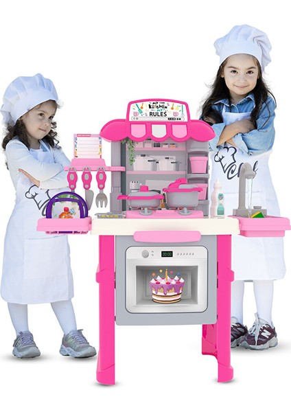 Sesli Işıklı Akan Musluklu Mutfak Seti 40 Pcs fiyatları