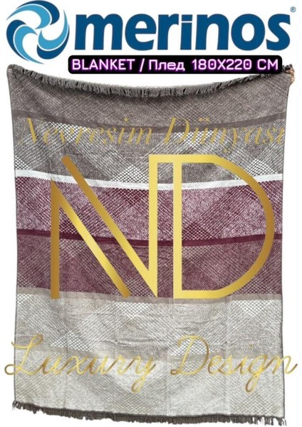 Akmonia Cakao Çift Kişilik Battaniye