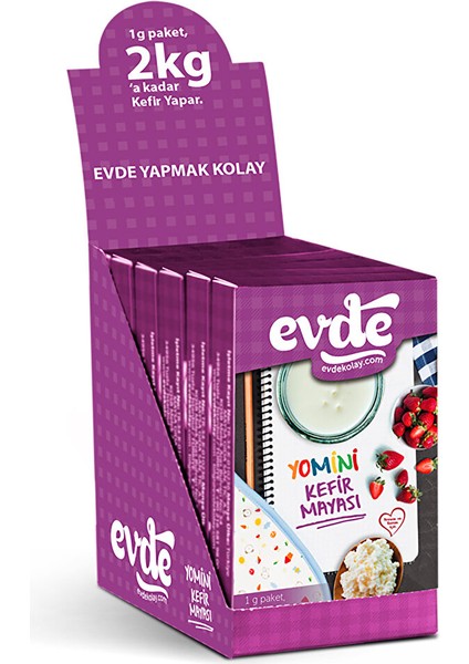 Yomini 5'li Kefir Yoğurt Mayası