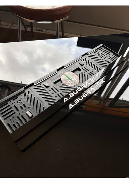 Kişiye Özel Pleksi Plakalık 2'li Set