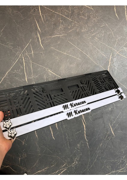 Kişiye Özel Pleksi Plakalık 2'li Set fiyatları