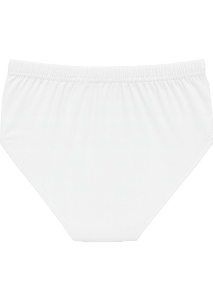 Erkek Çocuk %100 Pamuklu Süprem Esnek Rahat Külot | Beyaz K0710 fırsatları