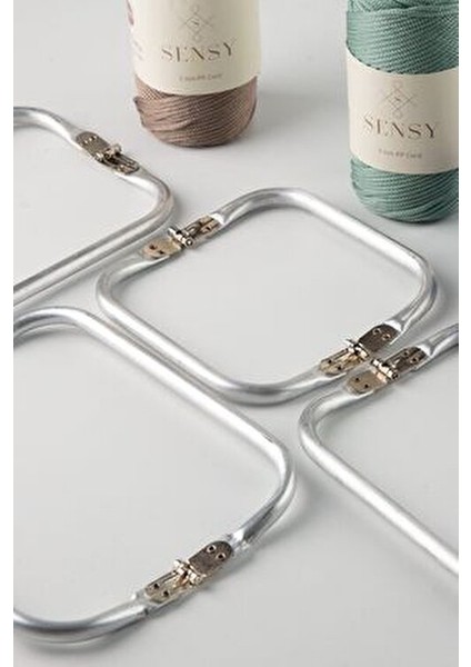 Kadın Gizli Çanta Bursu Kare Düz Desenli Aksesuar 16-20-22-25 Ölçü Seçenekleri