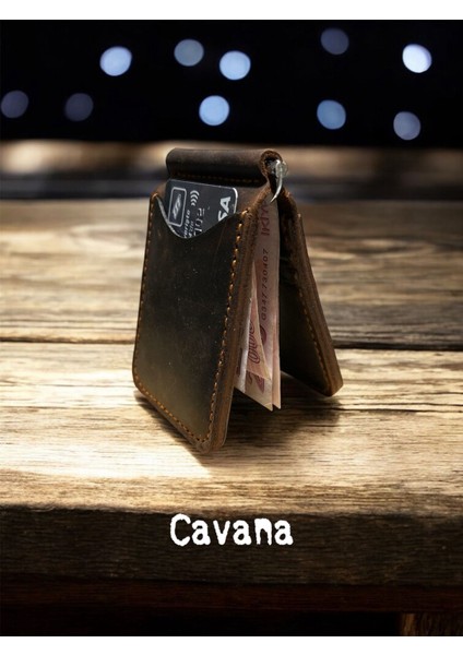 Cavana El Yapımı Hakiki Gerçek Deri Erkek Taba Cüzdan Kişiselleştirilebilir.