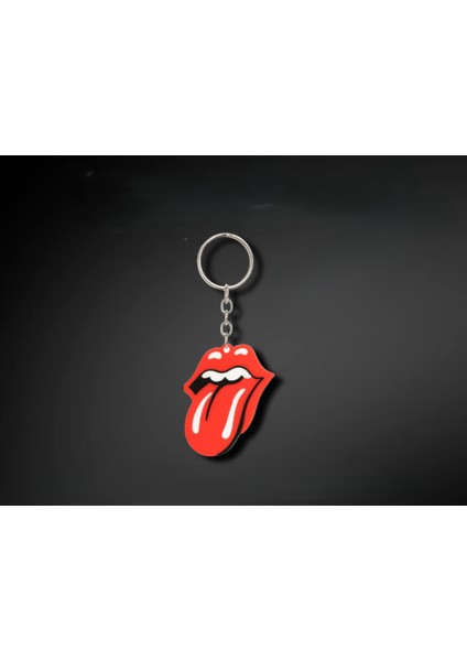 Rolling Stones Logolu Anahtarlık – Koleksiyonluk Rock Tasarım Aksesuar