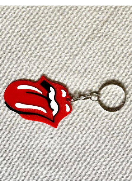 Rolling Stones Logolu Anahtarlık – Koleksiyonluk Rock Tasarım Aksesuar modelleri