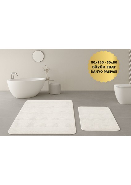 Banyo Halısı Paspası Seti