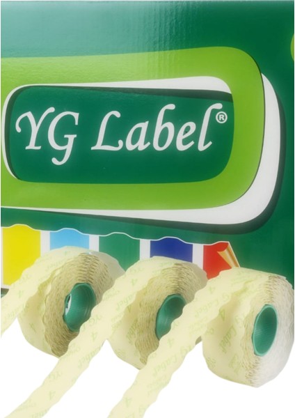 42X1500 Meto Etiket | Yg4 | 42 Rulo | Fıstık Yeşil | Tekstil, Konfeksiyon | Ürün Etiketi | Yapışkan fiyatları