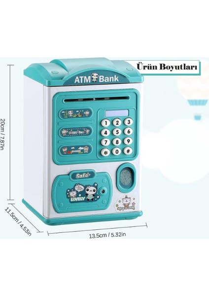 Sevimli Tasarımlı Şifreli Atm Kumbara indirimleri