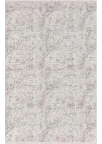 Mısya 1092 Gri Desenli Salon Halısı Koridor Halısı Kesme Halı Yolluk