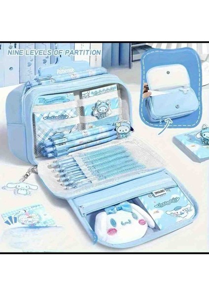 Cinnamoroll Geniş Kapasiteli Kalem Kutu Kalemlik modelleri