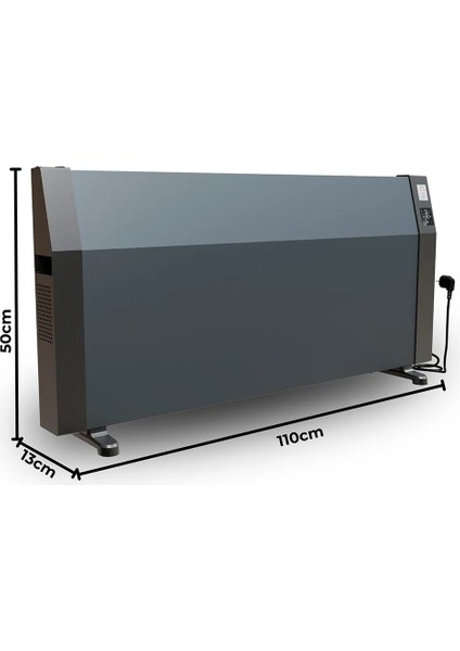 Econ 110 Antrasit Dijital Konvektör Isıtıcı Yüksek Performanslı Isıtma modelleri