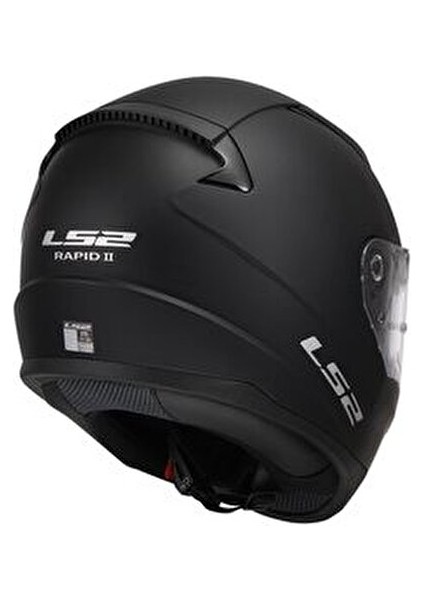 Rapıd 2 Mat Siyah Motorsiklet Kask Polikarbon Dış Kabuk ve Hipoalerjenik İç Astar fiyatları