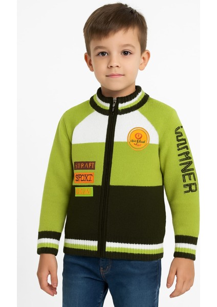 Triko Fermuarlı Şık Erkek Hırkası