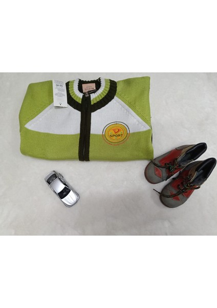 Triko Fermuarlı Şık Erkek Hırkası