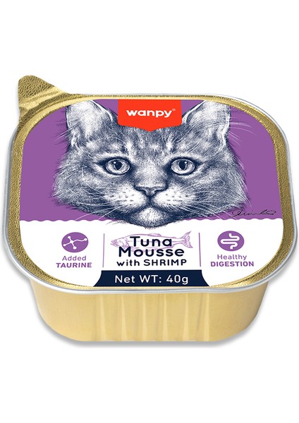 Ton Balıklı ve Karidesli Alutray Yaş Mama