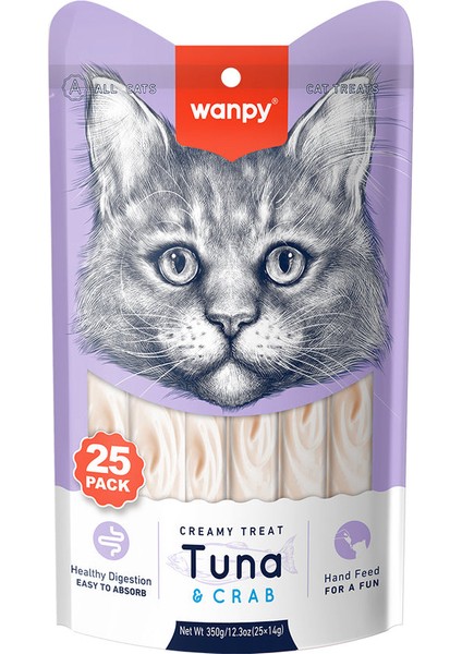 Ton Balıklı & Yengeçli Krema Kedi Ödülü