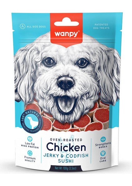 Tavuklu & Morina Balıklı Sushi Köpek Ödülü