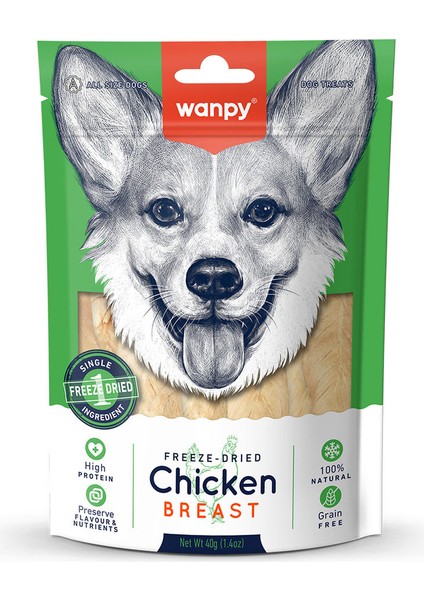 Kurutulmuş %100 Gerçek Tavuklu Köpek Ödülü