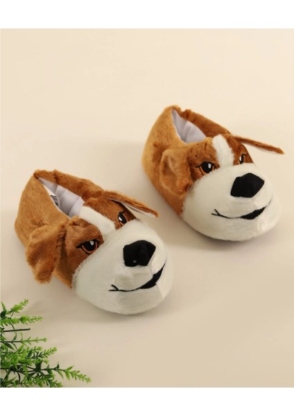 Unisex Yumuşak Taban Sevimli Köpek Panduf Yetişkin ve Çocuk Kız ve Erkek Panduf indirimleri