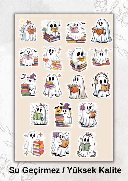 Tatlı Hayalet Sticker Ajanda Bullet Journal YRM063