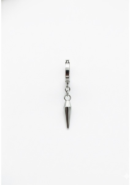 Modern Tasarımlı Çivi Figürlü Çelik Halka Küpe fiyatları