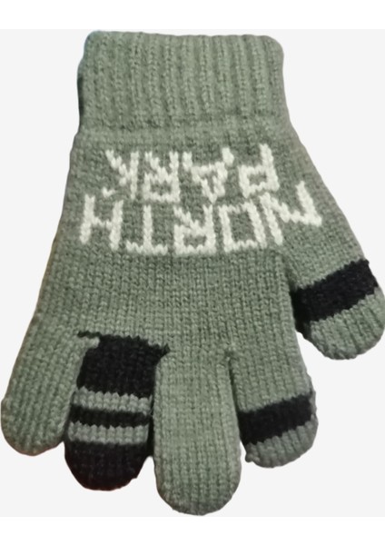 Erkek Çocuk Anaokulu Örme Eldiven 3-7 Yaş