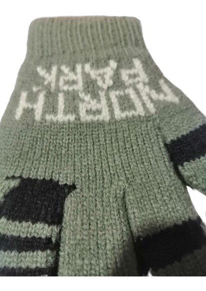 Erkek Çocuk Anaokulu Örme Eldiven 3-7 Yaş