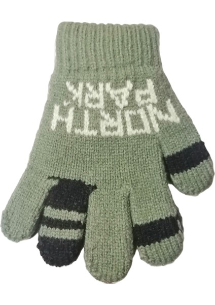 Erkek Çocuk Anaokulu Örme Eldiven 3-7 Yaş