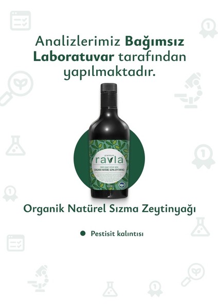 Yüksek Polifenollü Organik Naturel Sızma Zeytinyağı - 500ml