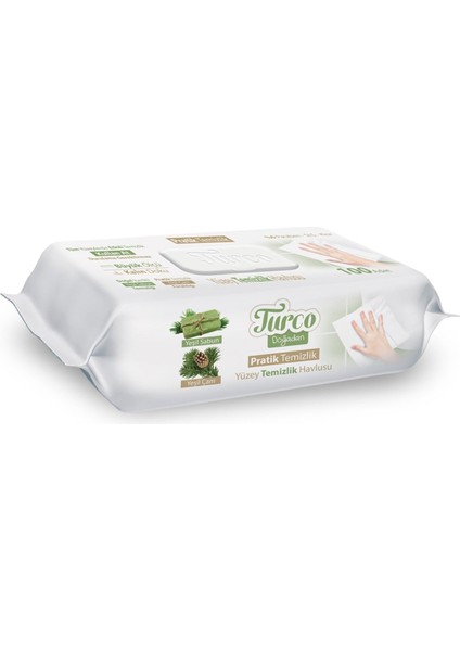 Doğadan Yüzey Temizlik Havlusu 100'LÜ 2 Adet