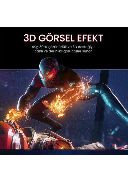 18Gbps HDR 4K 60Hz 3D HDMI 2.0 Kablo 3 Metre fırsatları