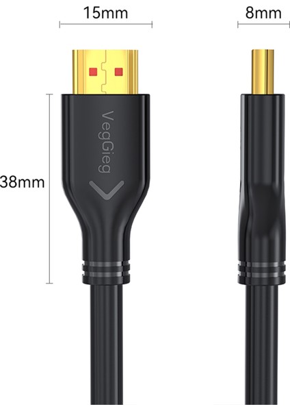 18Gbps HDR 4K 60Hz 3D HDMI 2.0 Kablo 3 Metre