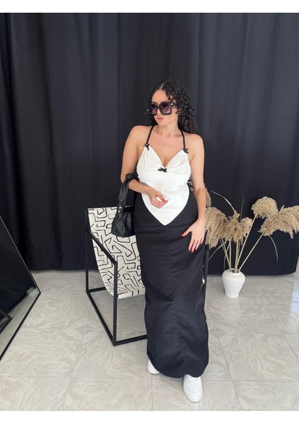 Büzgü Detay Maxi Etek fiyatları