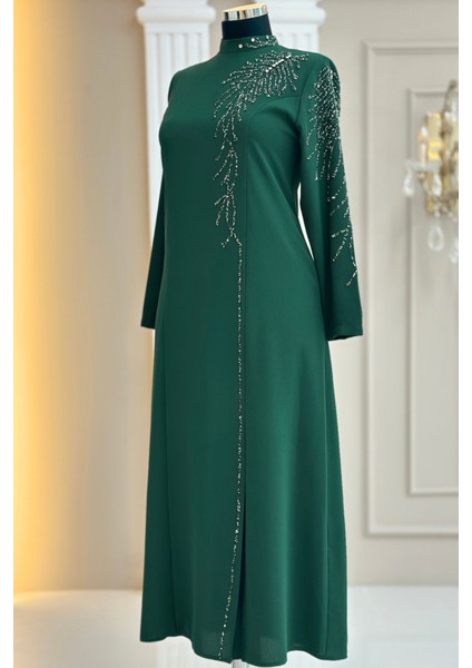 Elisa Abiye Elbise Zümrüt