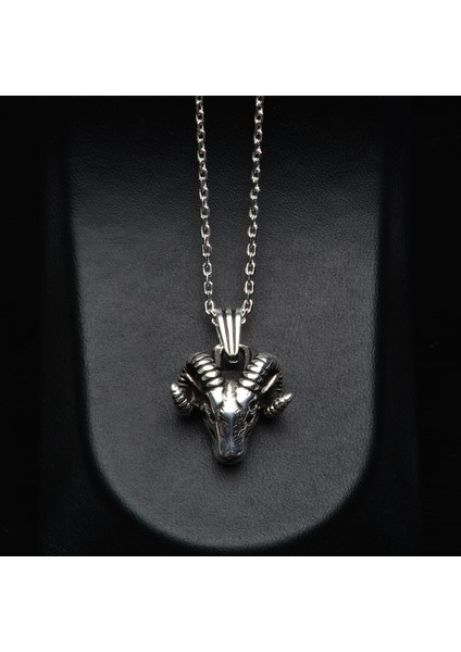 567 Koç Başı Gümüş Kolye