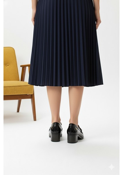 Kadın Hakiki Deri Ortopedik Kalın Topuklu Klasik Mevsimlik Ayakkabı NH24/K1072 modelleri