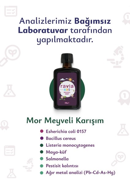Mor Meyveli Karışım 330g Doğal Meyve Aromasıyla Çocuklar İçin Sağlıklı Alternatif