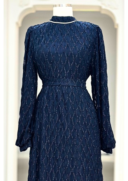 Ravza Abiye Elbise Lacivert fiyatları