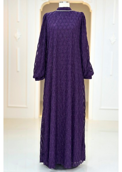 Ravza Abiye Elbise Mürdüm