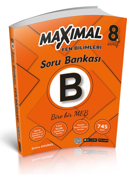Artı Zeka Yayınları Maximal 8. Sınıf Fen Bilimleri Soru Bankası B