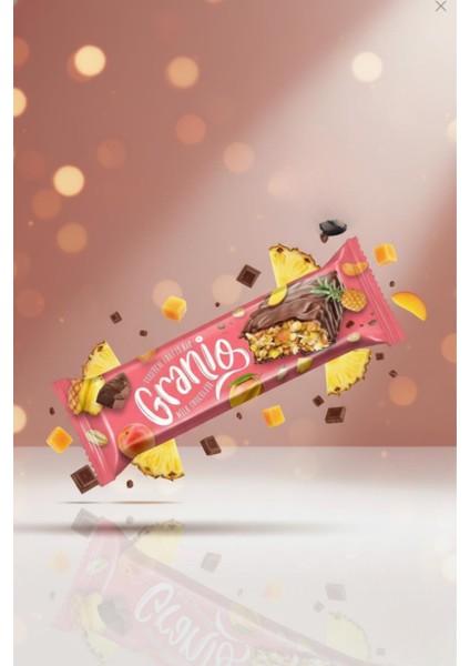 Granıo Sutlu Çikolata Kaplamalı Yulaf Ezmeli Tropikal Meyveli Bar 40 gr x 12 Adet fiyatları