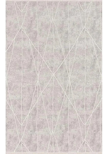 Mısya 1089 Gri Desenli Salon Halısı Koridor Halısı Kesme Halı Yolluk