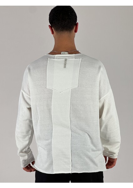 Kahve Cep Detaylı Etnik Tasarım Sweatshirt COC1076 indirimleri