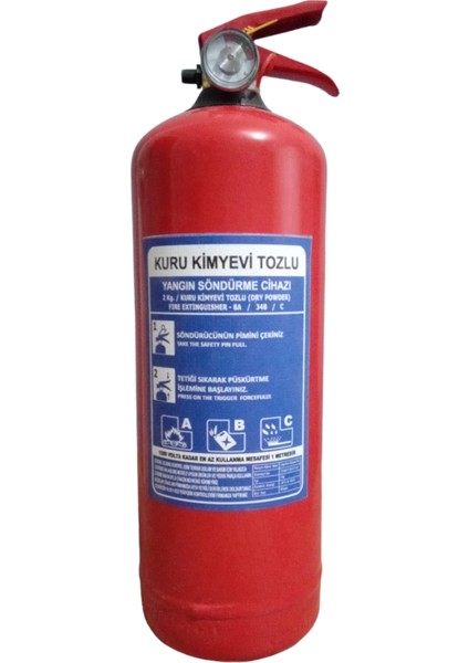 Yangın Söndürme Tüpü 2 kg Tseli