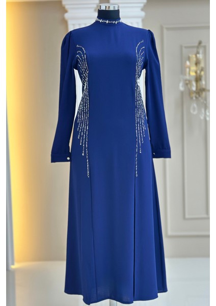 Duru Abiye Elbise Lacivert modelleri