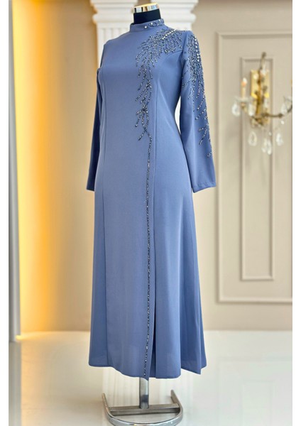 Elisa Abiye Elbise Gri