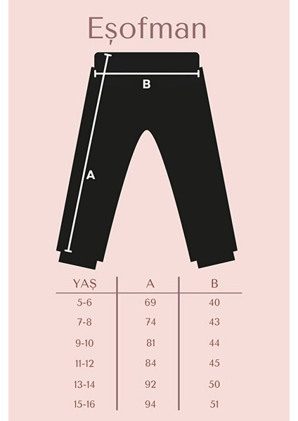 3'lü Kapüşonlu Kalp Baskı Detaylı Kanguru Cepli Kız Çocuk Eşofman Takımı