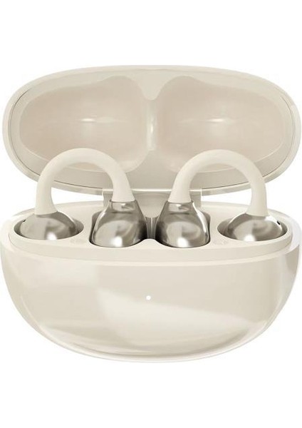 300MAH Kablosuz 6.0 Kulak Içi Bluetooth Kulaklık Bej BLT-210